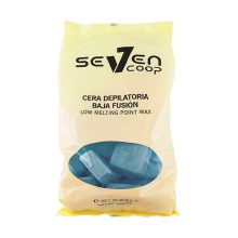 Cera depilatoria de baja fusión Seven Coop 1 kg azul