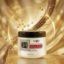 Mascarilla reestructurante Gold Repair Seven Coop, imagen de marca