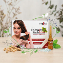 Ampollas anti-caida Seven Coop con soja y arginina